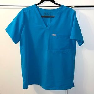 FIGS Teal Scrub Top